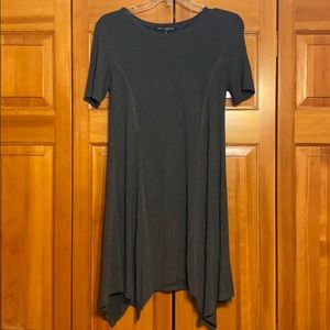 Asymmetrical swing dress
